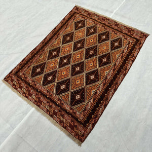 Handmade Afghan wool rug traditional design for living room USA