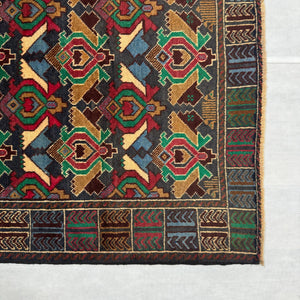 Handmade Afghan wool rug traditional design for living room USA