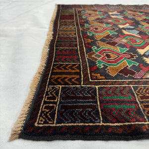 Handmade Afghan wool rug traditional design for living room USA
