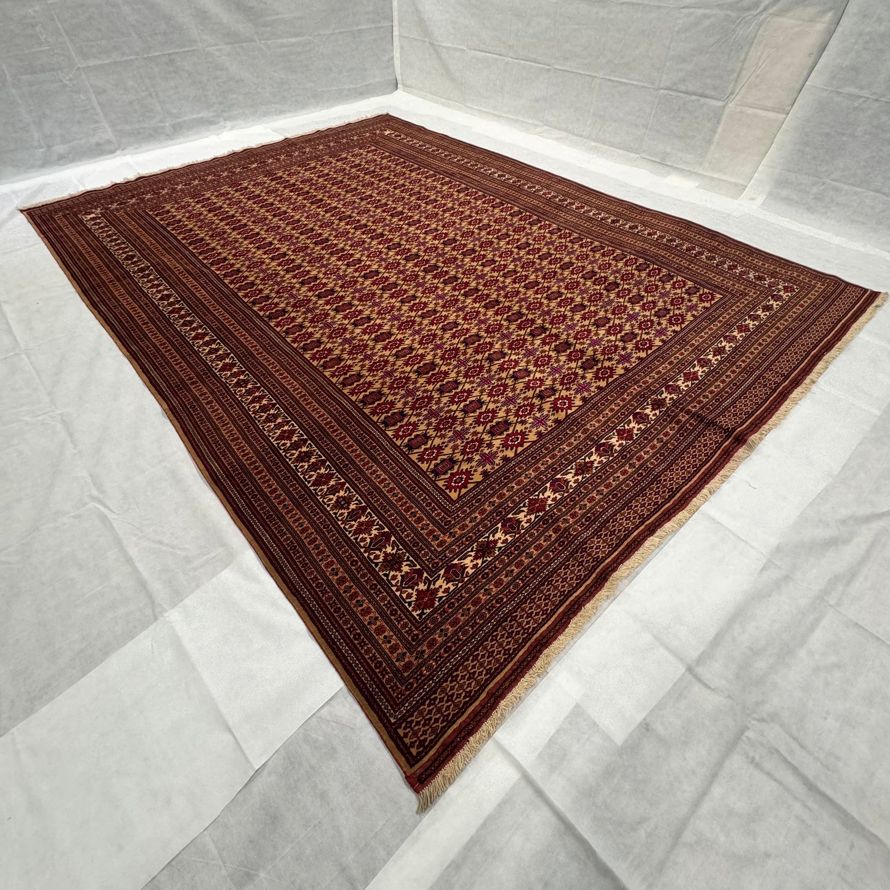 Handmade Afghan wool rug traditional design for living room USA