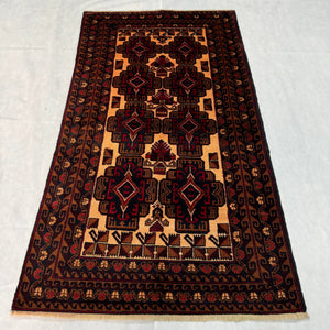 Handmade Afghan wool rug traditional design for living room USA