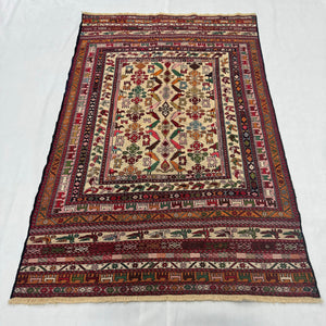 Handmade Afghan wool rug traditional design for living room USA
