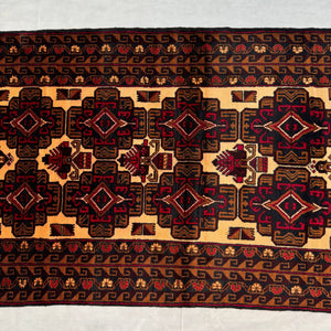Handmade Afghan wool rug traditional design for living room USA