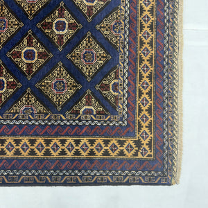 Handmade Afghan wool rug traditional design for living room USA