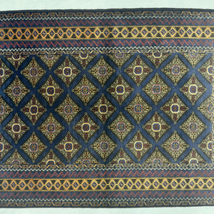 Handmade Afghan wool rug traditional design for living room USA