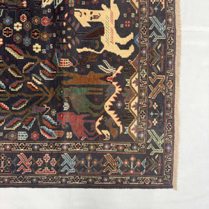 Handmade Afghan wool rug traditional design for living room USA