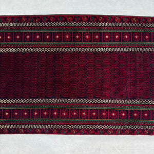 Handmade Afghan wool rug traditional design for living room USA