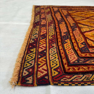 Handmade Afghan wool rug traditional design for living room USA