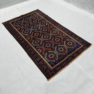 Handmade Afghan wool rug traditional design for living room USA