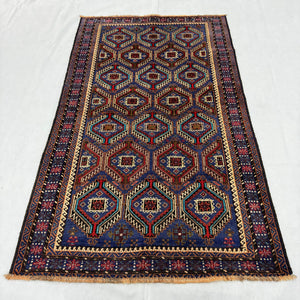 Handmade Afghan wool rug traditional design for living room USA