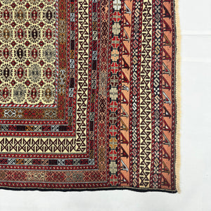 Handmade Afghan wool rug traditional design for living room USA