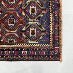 Handmade Afghan wool rug traditional design for living room USA