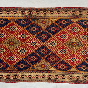 Handmade Afghan wool rug traditional design for living room USA
