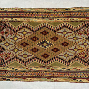 Handmade Afghan wool rug traditional design for living room USA