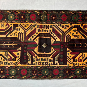 Handmade Afghan wool rug traditional design for living room USA