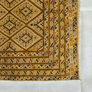 Handmade Afghan wool rug traditional design for living room USA