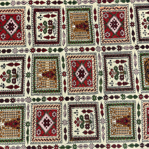 Handmade Afghan wool rug traditional design for living room USA