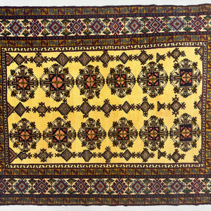 Handmade Afghan wool rug traditional design for living room USA
