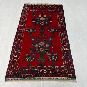 Handmade Afghan wool rug traditional design for living room USA
