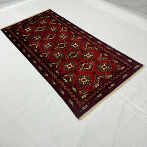 Handmade Afghan wool rug traditional design for living room USA