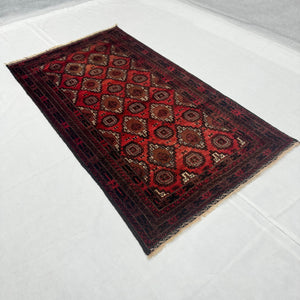 Handmade Afghan wool rug traditional design for living room USA