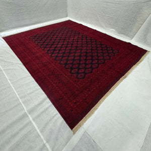 Handmade Afghan wool rug traditional design for living room USA