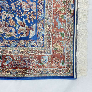 Persian Silk Garden of Paradise Rug 2.5 ft x 4 ft | 1600 Reed