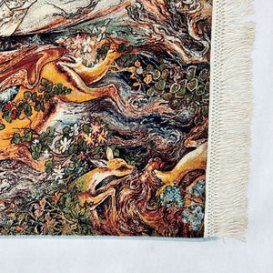 Persian Silk Garden of Paradise Rug 2 ft x 3 ft | 1600 Reeds
