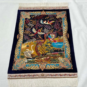 Persian Silk Garden of Paradise Rug 2 ft x 3 ft | 1600 Reed