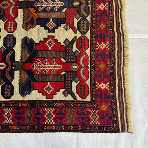 Handmade Afghan wool rug traditional design for living room USA