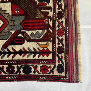 Handmade Afghan wool rug traditional design for living room USA