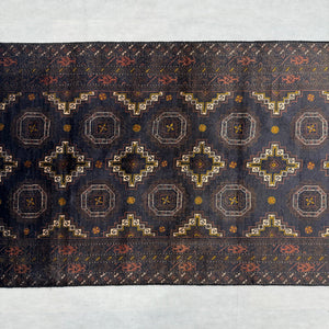 Handmade Afghan wool rug traditional design for living room USA