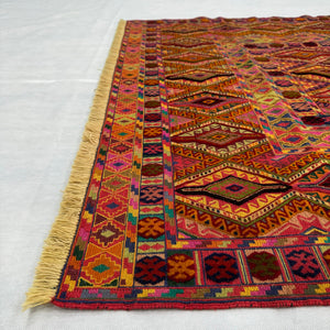Handmade Afghan wool rug traditional design for living room USA