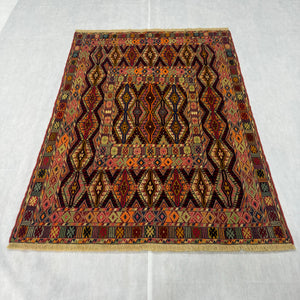 Handmade Afghan wool rug traditional design for living room USA
