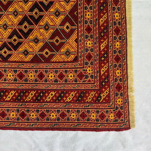 Handmade Afghan wool rug traditional design for living room USA