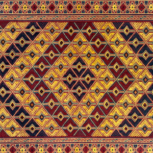 Handmade Afghan wool rug traditional design for living room USA