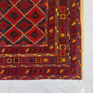 Handmade Afghan wool rug traditional design for living room USA