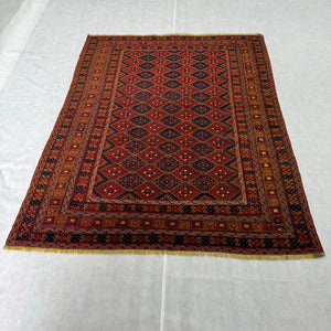 Handmade Afghan wool rug traditional design for living room USA
