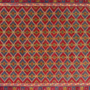 Handmade Afghan wool rug traditional design for living room USA