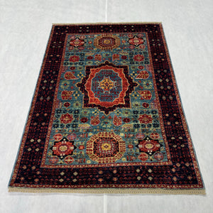 Handmade Afghan wool rug traditional design for living room USA