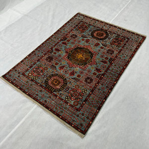 Handmade Afghan wool rug traditional design for living room USA