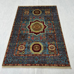 Handmade Afghan wool rug traditional design for living room USA