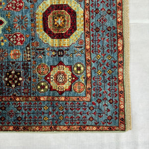 Handmade Afghan wool rug traditional design for living room USA