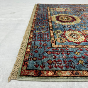 Handmade Afghan wool rug traditional design for living room USA