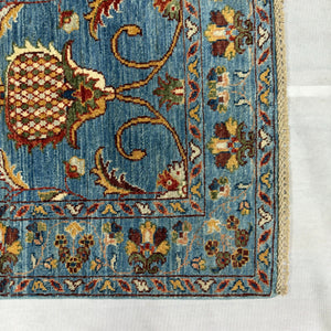 Handmade Afghan wool rug traditional design for living room USA