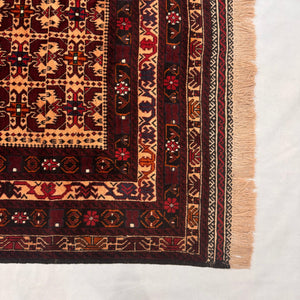 Handmade Afghan wool rug traditional design for living room USA