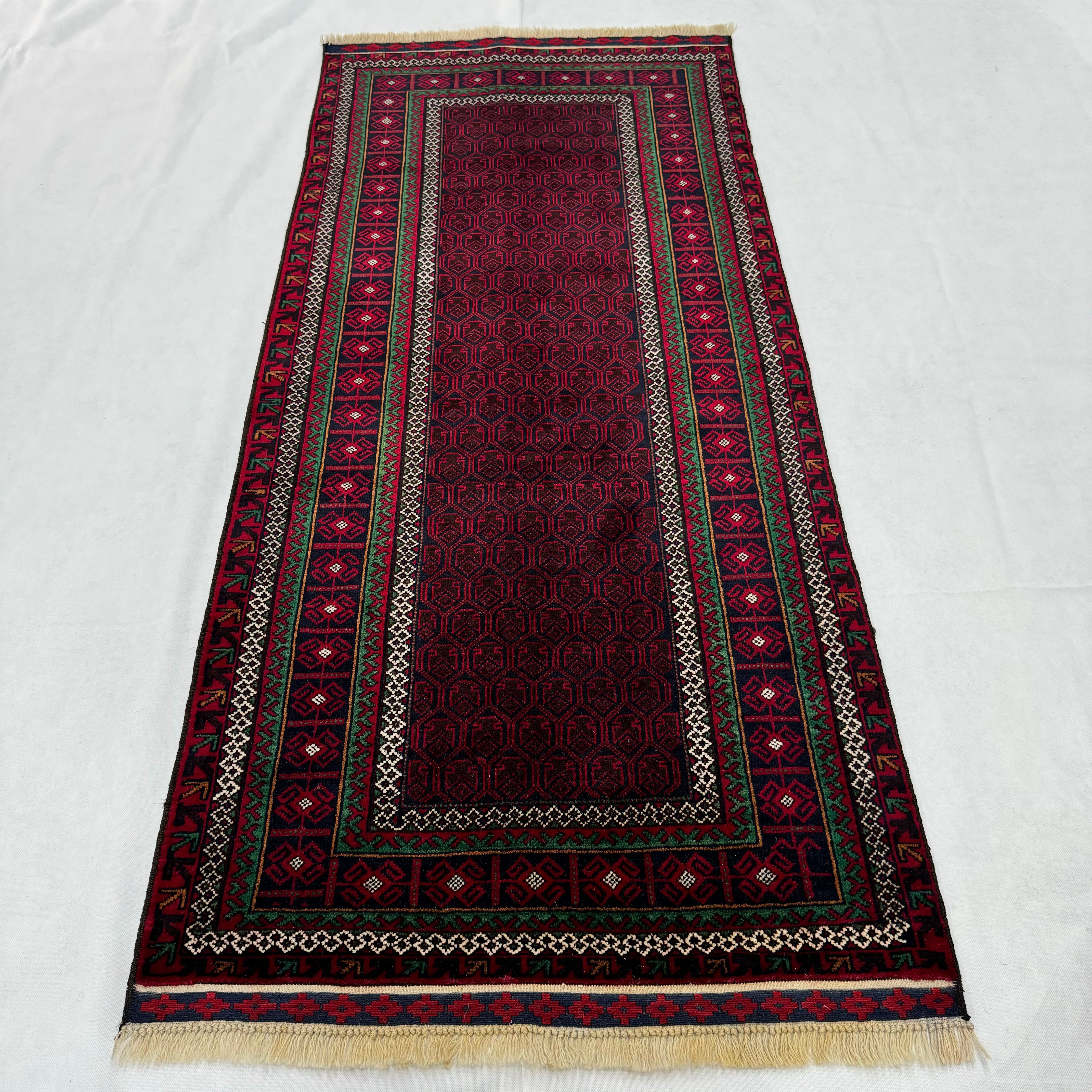 Handmade Afghan wool rug traditional design for living room USA