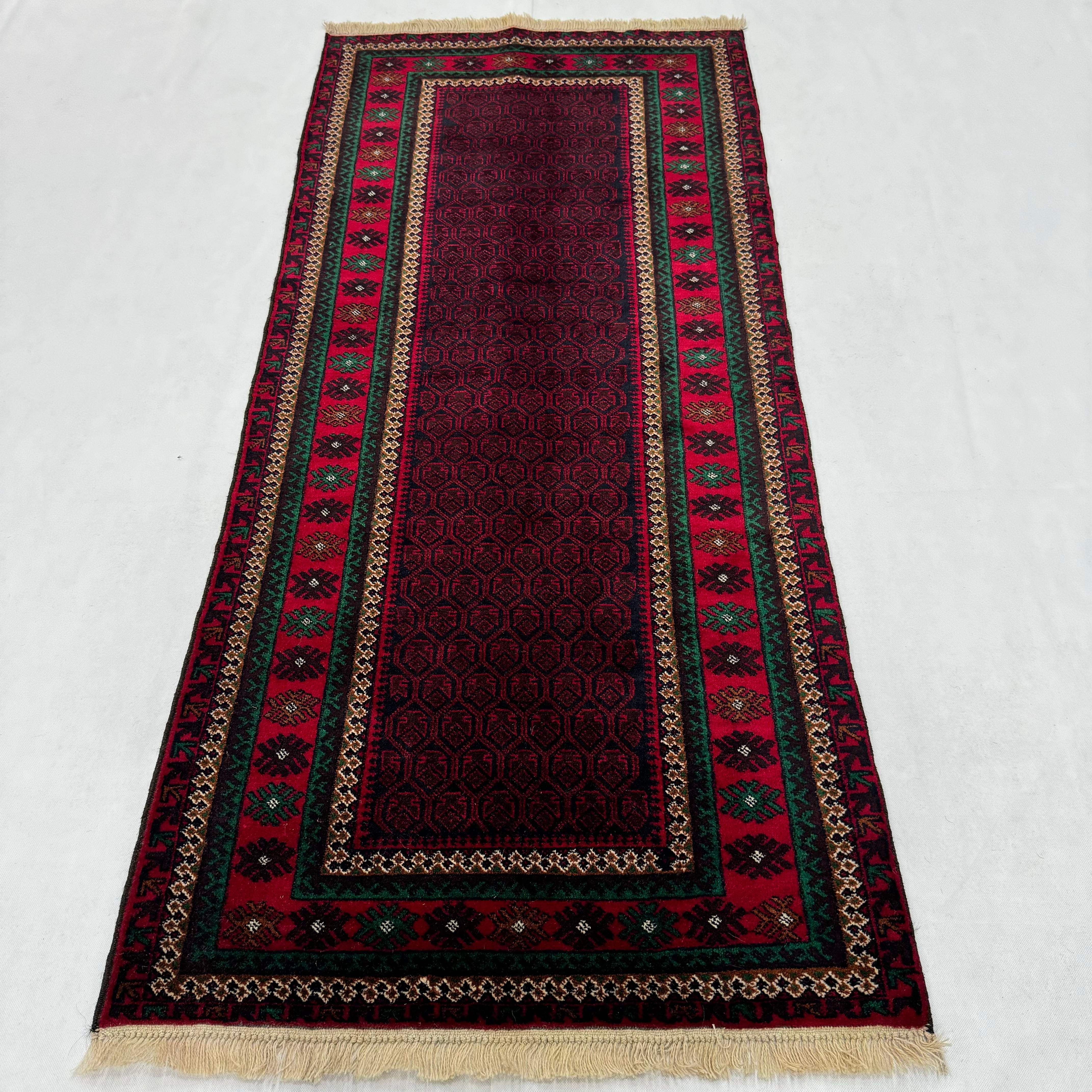 Handmade Afghan wool rug traditional design for living room USA