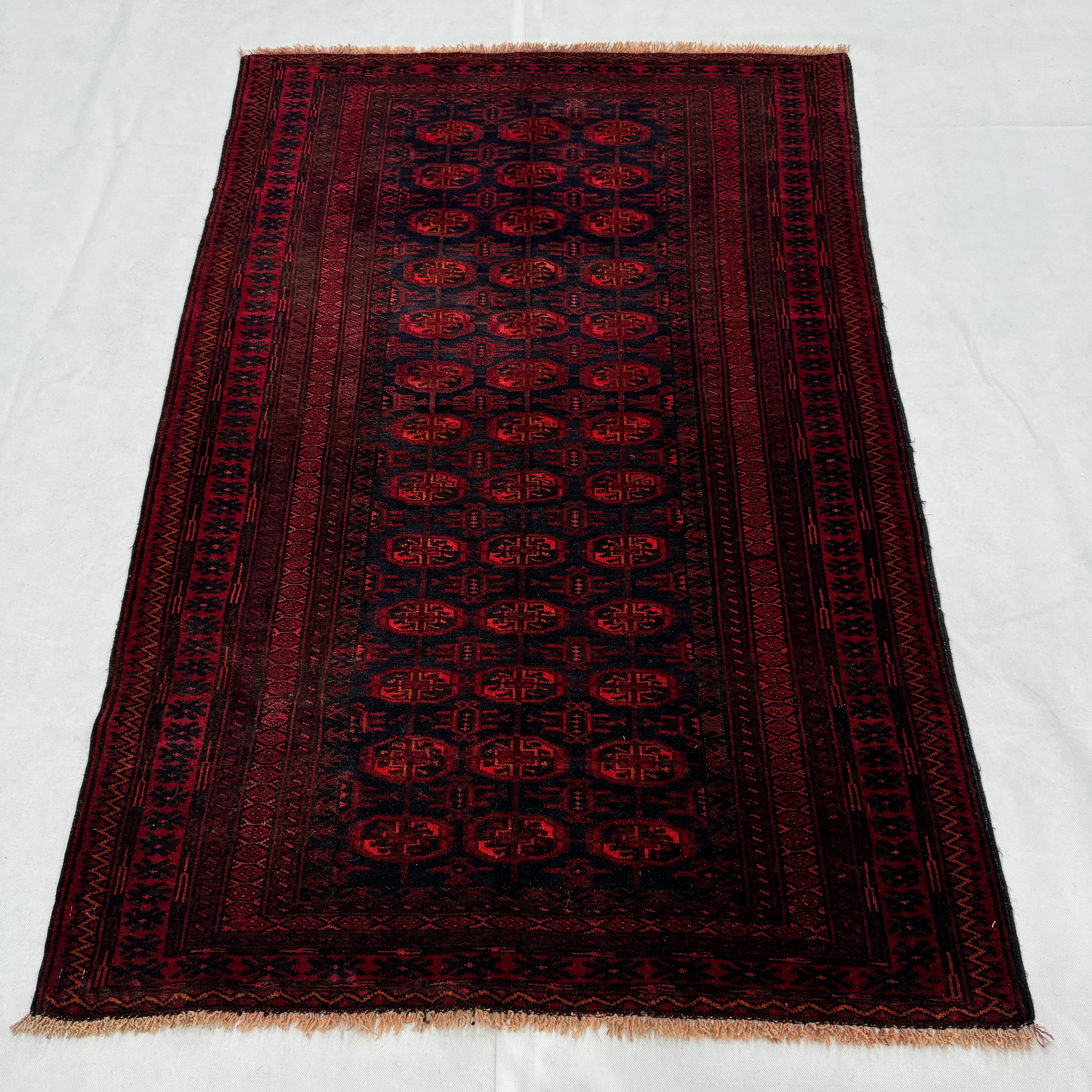 Handmade Afghan wool rug traditional design for living room USA