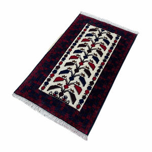 Handmade Afghan wool rug  traditional design for living room USA